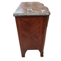 Commode arbalète dessus marbre 3 tiroirs en ceinture . (photo 3)