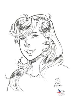 David Charrier - "Sourire !" - Dessin original sur feuille d…