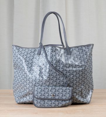 GOYARD Sac Saint Louis grand modèle en toile goyardine et cu… - Photo 1