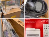 plusieurs photos d'un ensemble d'objets qui se trouvent dans une boîte