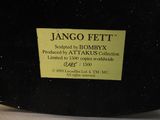 a label on the back of a black guitar case
