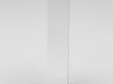 clear acrylic display stand with a square base
