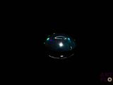 an image of a bubble floating in the dark