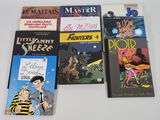beaucoup de livres sur la table