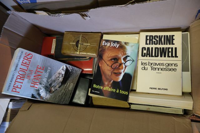 Lot de 2 cartons de littérature modernes . 