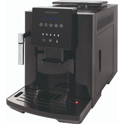 gros plan d'une machine à café sur fond blanc