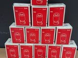 boxes stacked on top of each other on a wooden table