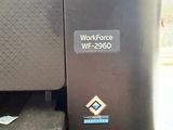 a picture of a printer with a work force sticker on it