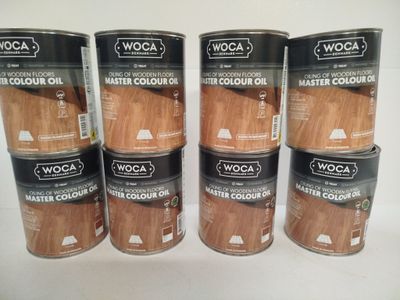 Lot de 8 - WOCA DENMARK - Ces huiles teintées Master Colour …