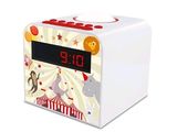 an alarm clock with a circus theme on it
