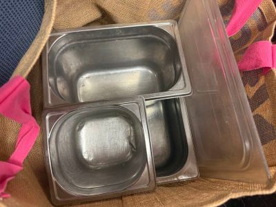 3 Bacs gastronormes en inox