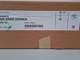 a cardboard box with a sticker on it that says toutsers horse rider heren
