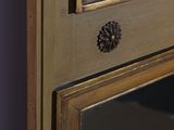a picture of a painting on a dresser in a room