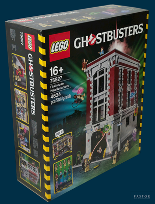une boîte contenant un ensemble Lego « Ghostbusters »