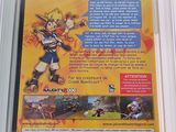 the back cover of a nintendo wii game with a picture of a cartoon character on it