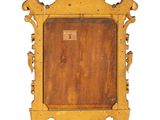 an old wooden frame with a picture of a man on it
