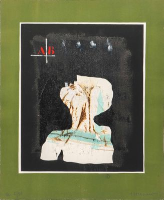 James COIGNARD (1925-2008) Composition AB - 2004 Gravure au …