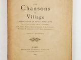 the front cover of the book chanson ' s village