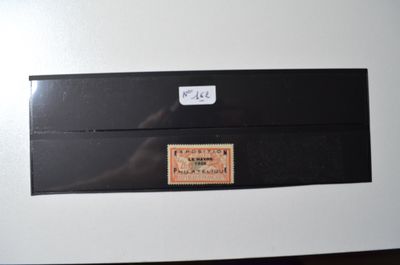 a black box with a label on it sitting on a table