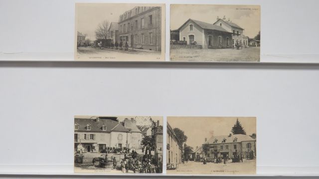 La Courtine : Lot de 4cpa, dont 1 avec plusieurs défauts (Mothe 2...