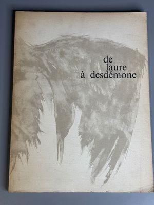 SADELEER Etienne de. De Laure à Desdémone, suite de 21 poème…