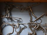 many pairs of scissors that are in a box