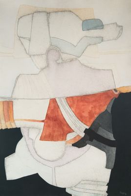 une image représentant un tableau d'un homme avec une guitare