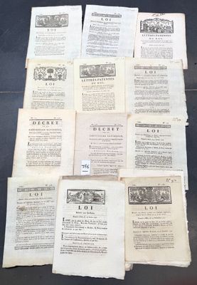 a lot of old newspapers sitting on a table
