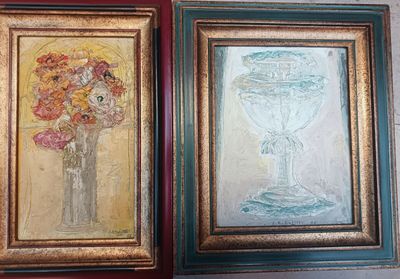 JR LAFITE (XXè) Paire de natures mortes "bouquet de fleurs" …