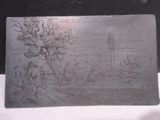 la photo d'une photo d'un dessin sur une feuille de papier