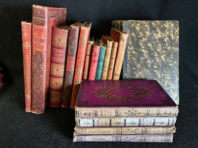 Important lot de livres anciens XVIIIe et XIXe siècles.