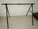 an image of a black metal frame in a room