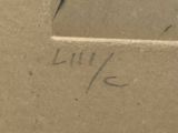 a close up of a box with some writing on it
