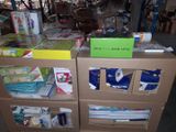 many boxes that are stacked on top of each other
