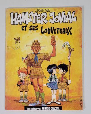 une image représentant la couverture d'une bande dessinée sur laquelle figurent un homme et deux enfants