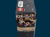 a box with a lego star wars set inside of it