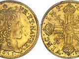 an image of a gold coin with a cross on it