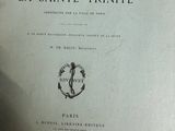 a close up of a book with a picture on it