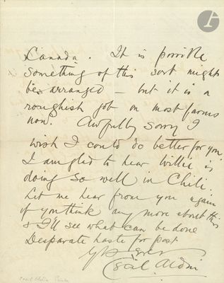 a close up of a handwritten letter on a piece of paper