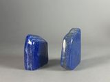 pair of blue lapis stone salt and pepper shakers