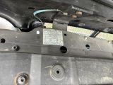 a close up view of a car ' s engine cover