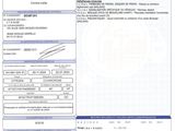 a paper with a picture of a car registration form on it