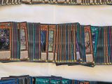 some of the cards are lined up and ready to be played