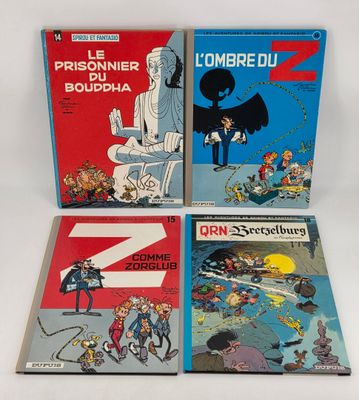 trois bandes dessinées sur fond blanc