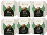 four packs of coffee royal espresso pods in a white box