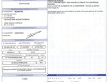 a close up of a document with a barcode on it