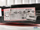a close up of a box with a label on it