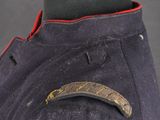 a close up of a jacket with a hat on it