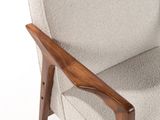 an image of a chair made of wood and fabric