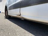 a car that is parked on the side of the road